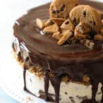 Chocolate Chip Cookie Ice Cream Cake