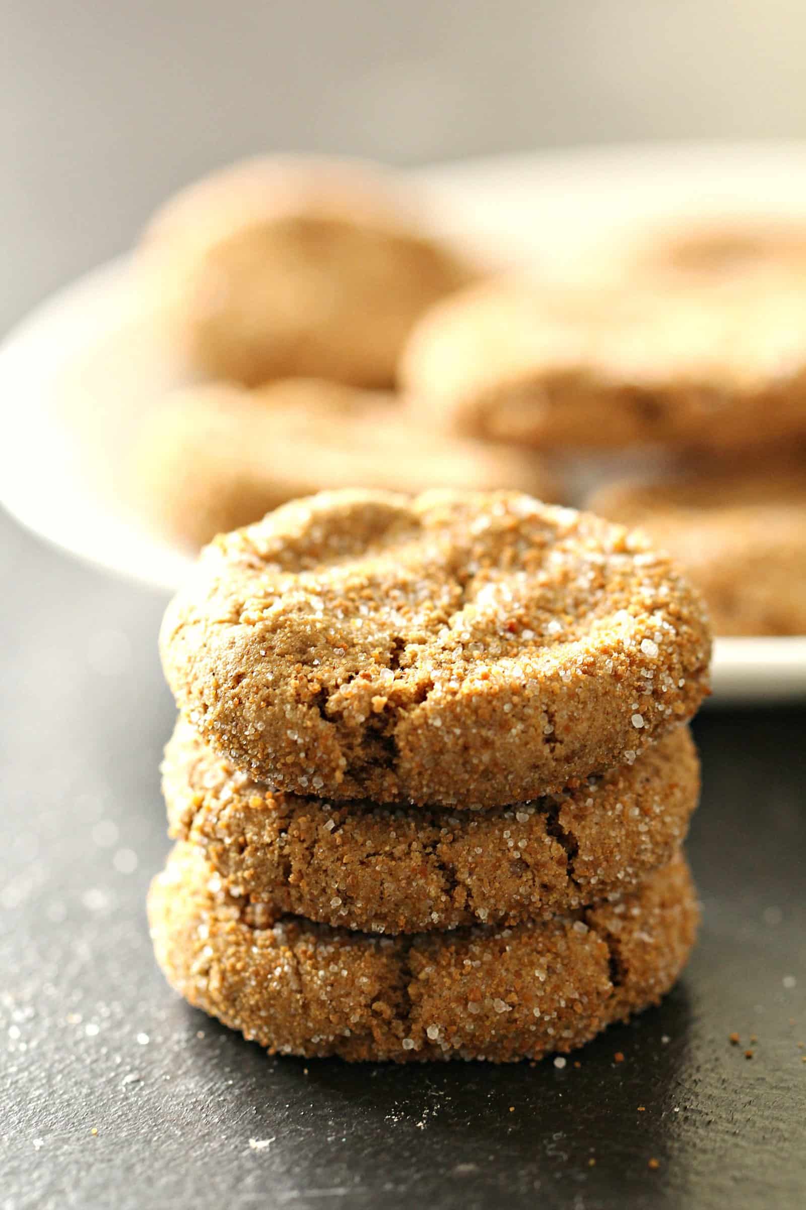 Healthier Soft and Chewy Ginger Cookies Recipe