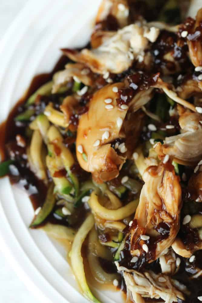 Teriyaki Chicken and Zoodles Recipe