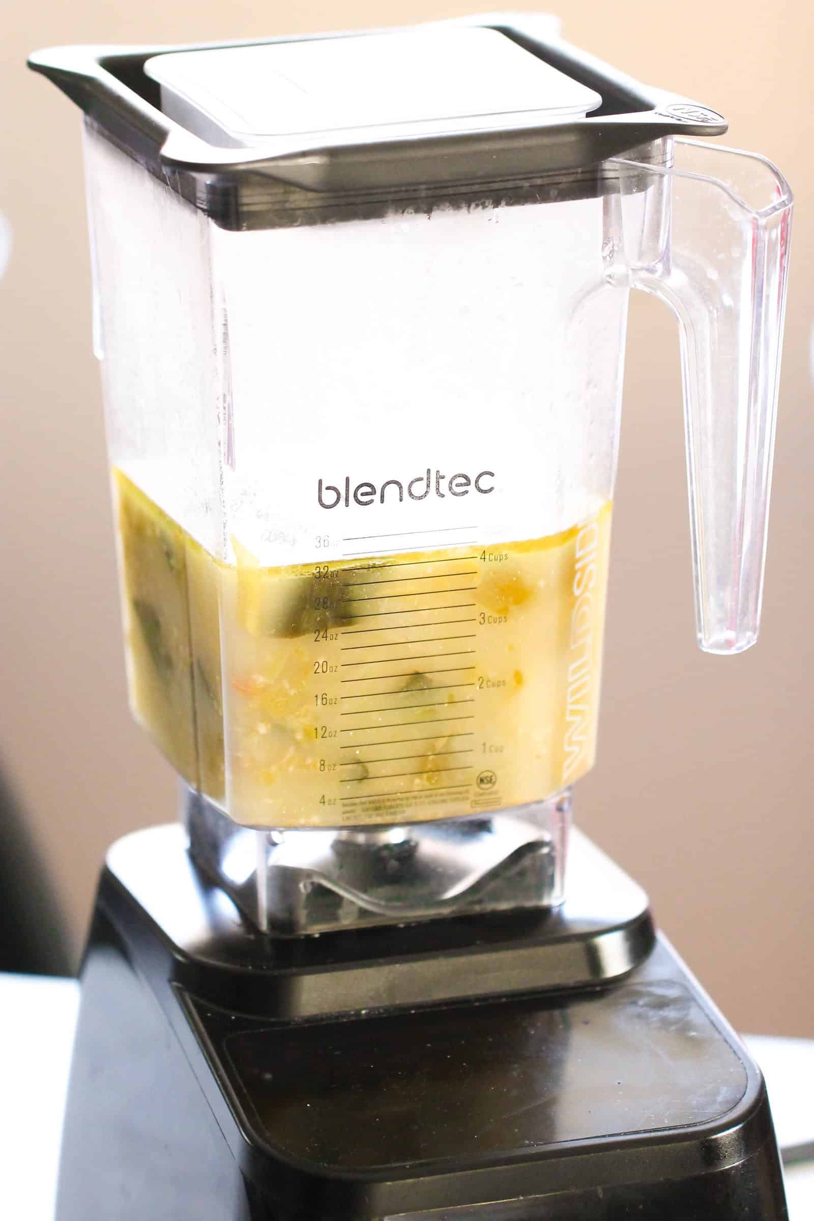 Blender for Chile Verde Ingredients