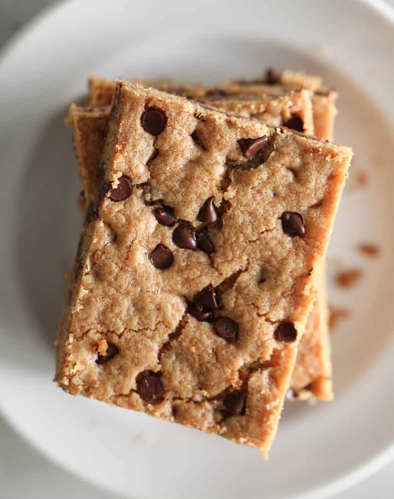 Sheet Pan Chocolate Chip Cookie Bars