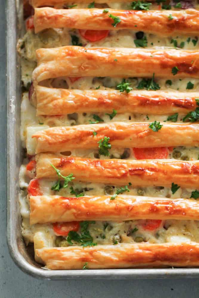 Sheet Pan Chicken Pot Pie Recipe