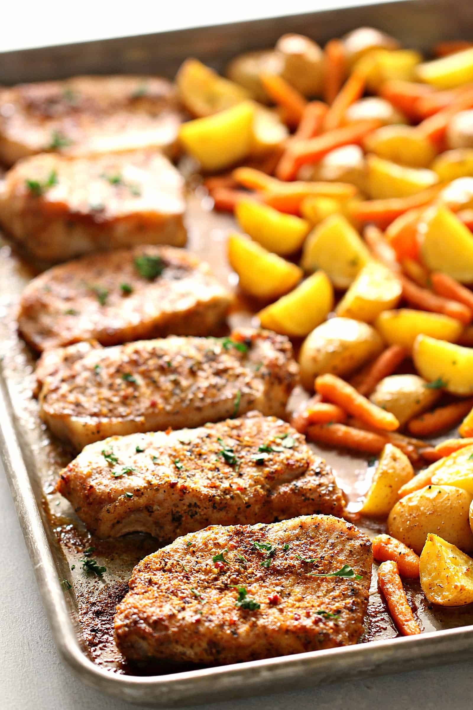 Sheet Pan Italian Pork Chops Recipe