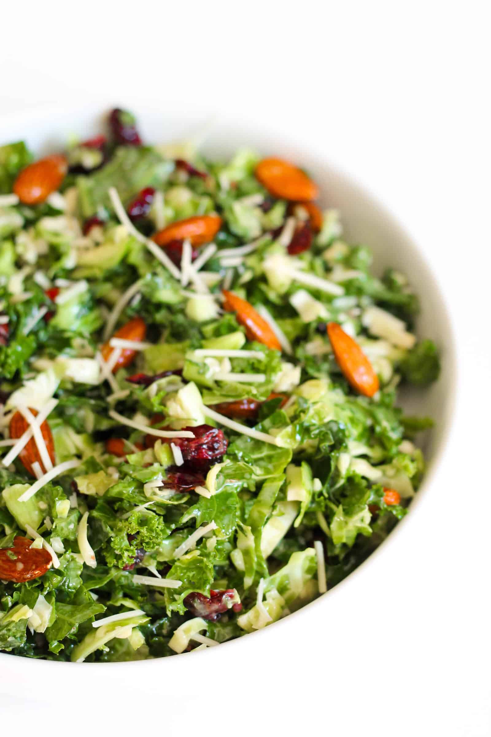 Kale and Brussels Sprouts Salad