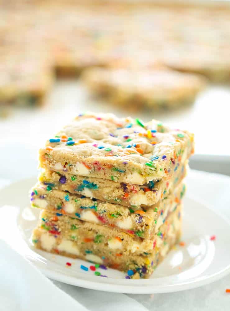 Sheet Pan Funfetti Cookie Bars Recipe