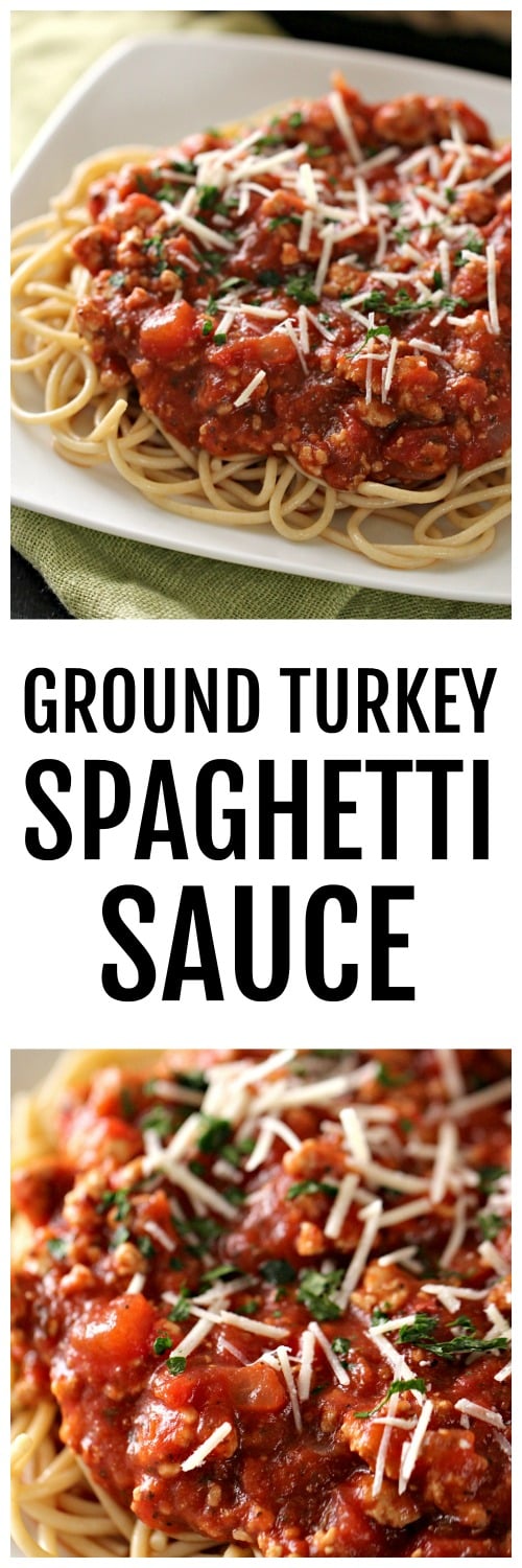 Ground Turkey Spaghetti Sauce