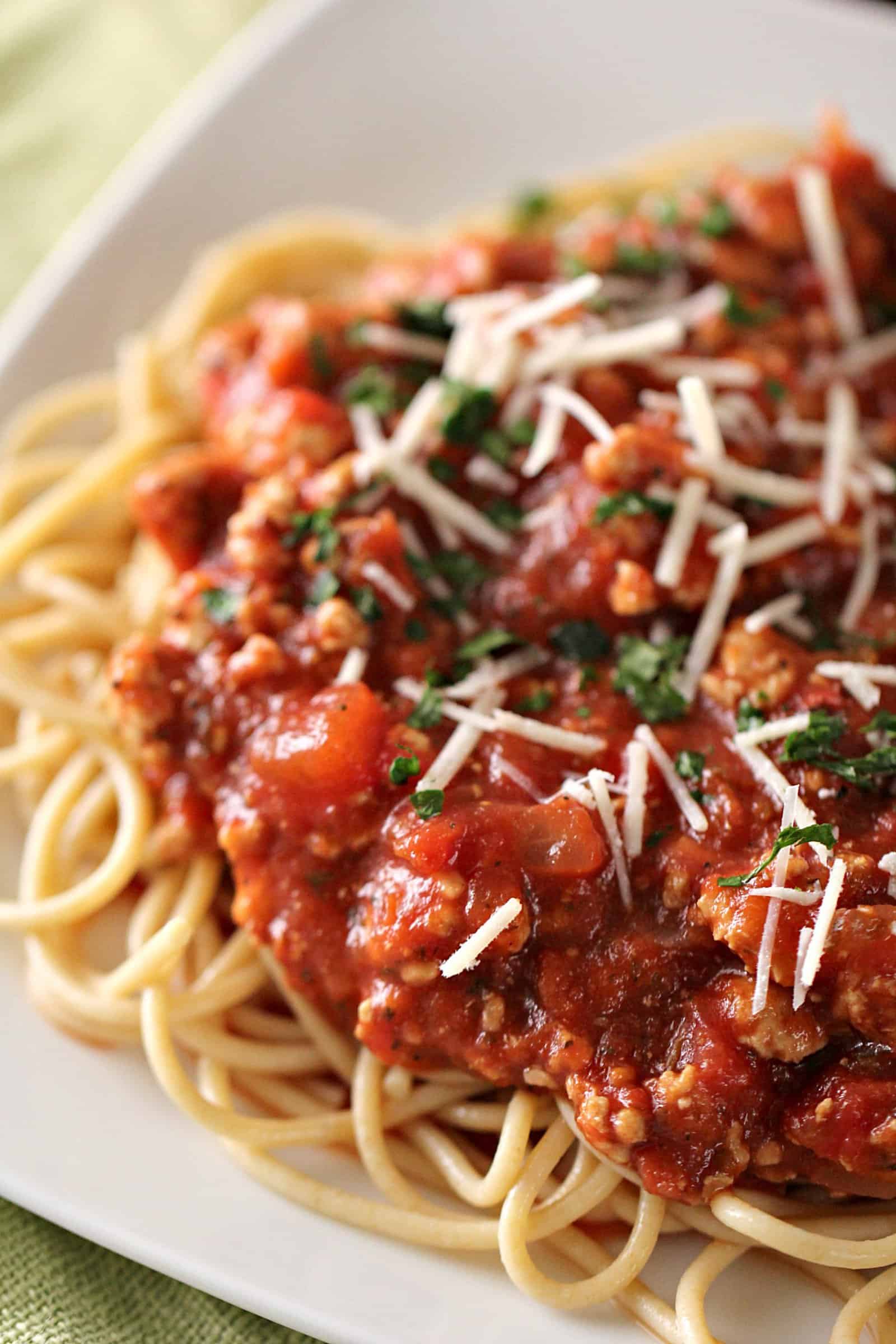 Ground Turkey Spaghetti Sauce