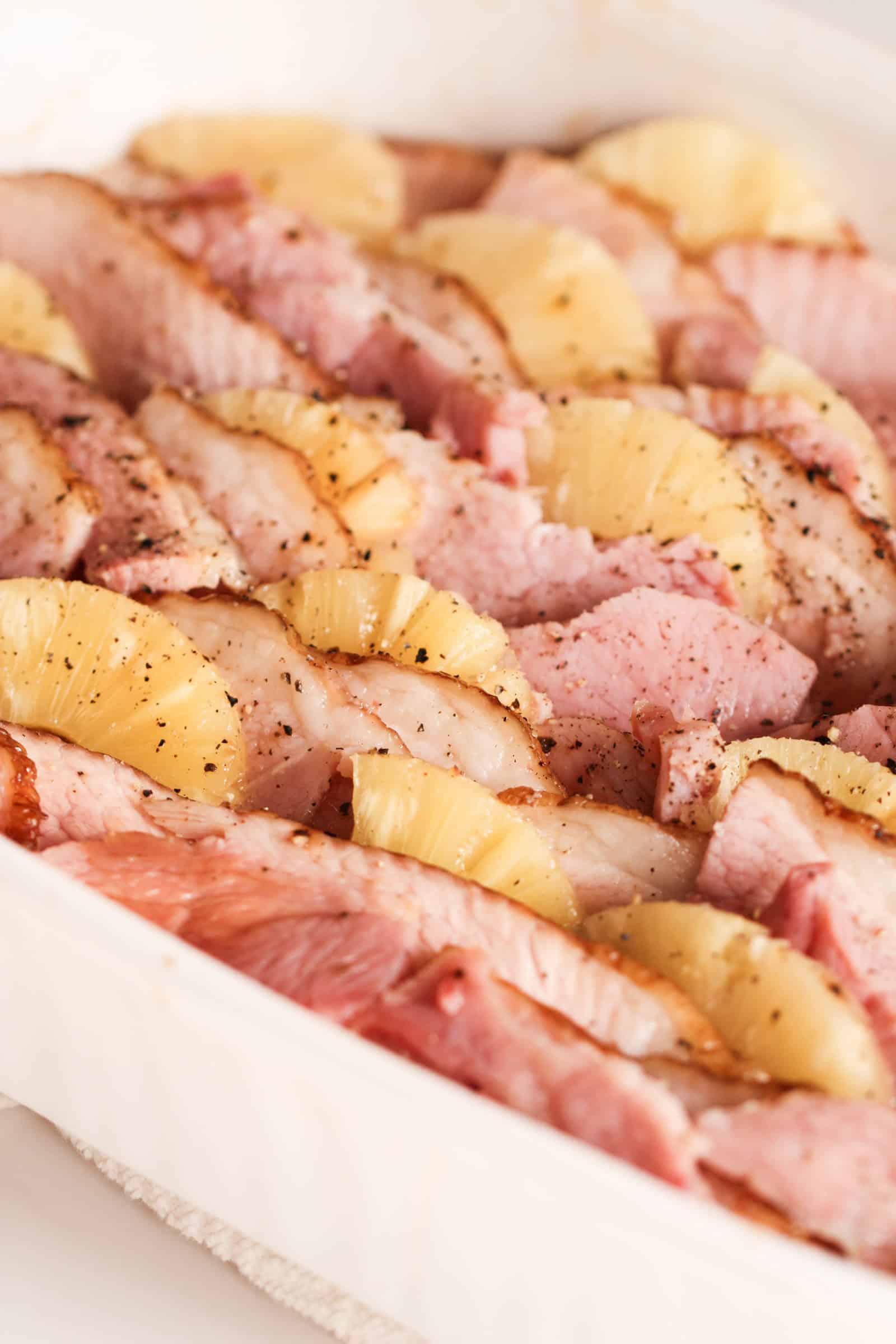 Recipes with store ham slices