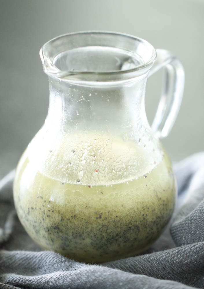 Homemade Lemon Poppyseed Dressing 