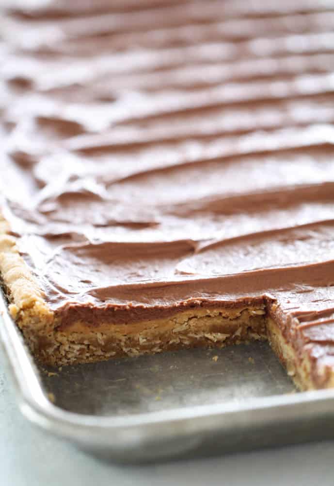 Lunch Lady Peanut Butter Bars Recipe