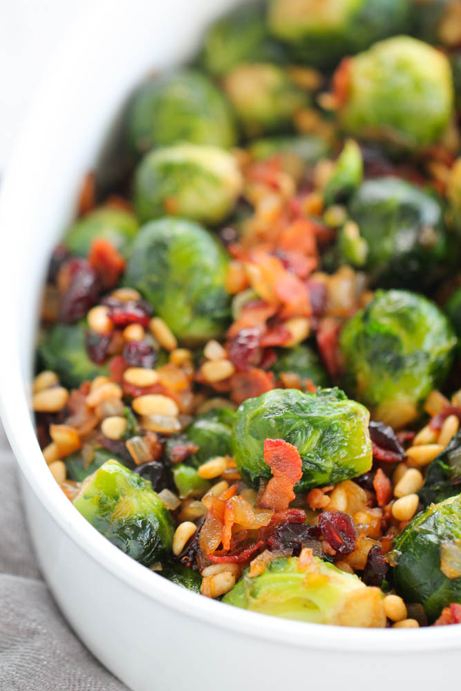 Honey Glazed Brussels Sprouts