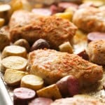 Sheet Pan Baked Pork Chops and Potatoes