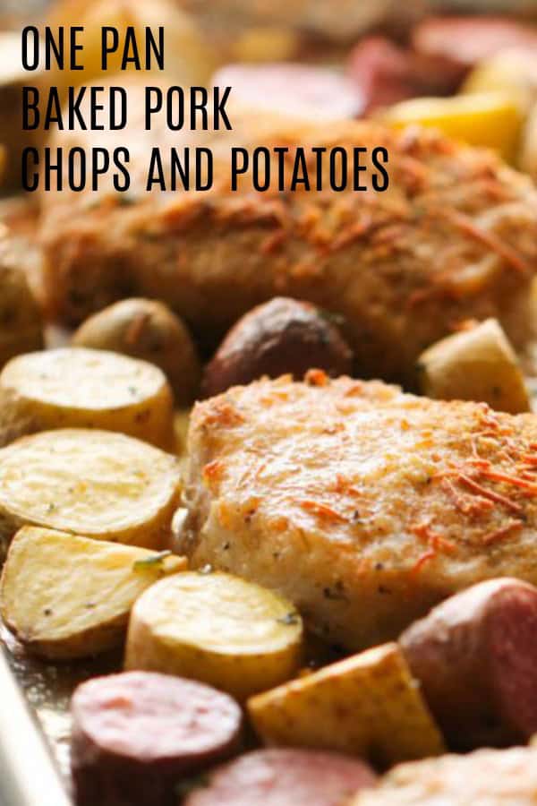 Sheet Pan Baked Pork Chops and Potatoes Recipe
