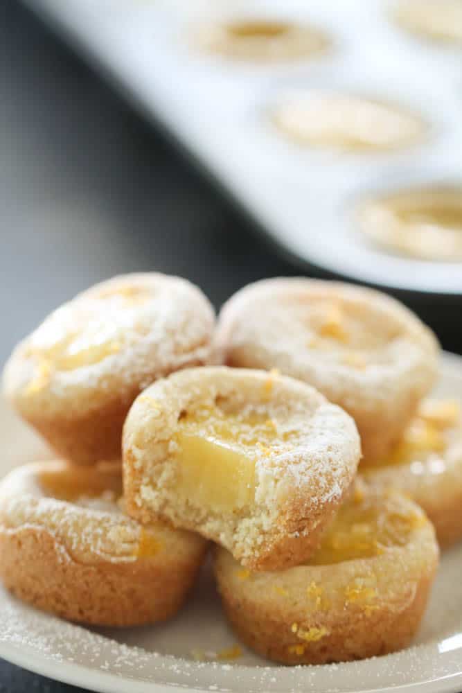 The BEST Lemon Bar Cookie Cups Recipe