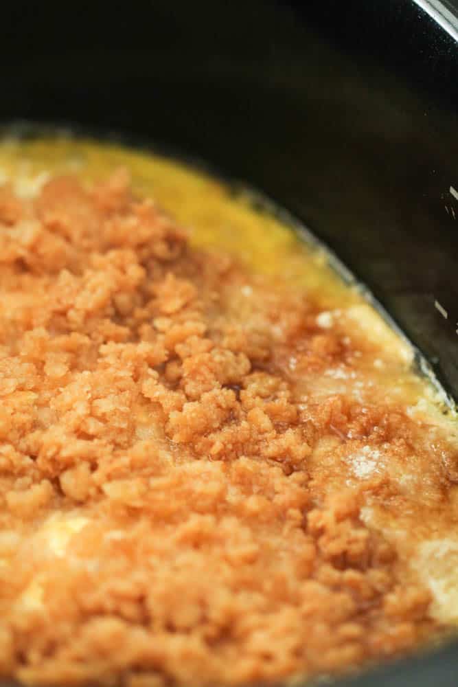 ritz cracker chicken cooking in slow cooker 