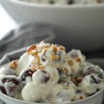 creamy Grape salad with cream cheese