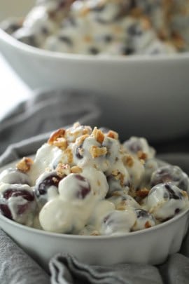 creamy Grape salad with cream cheese