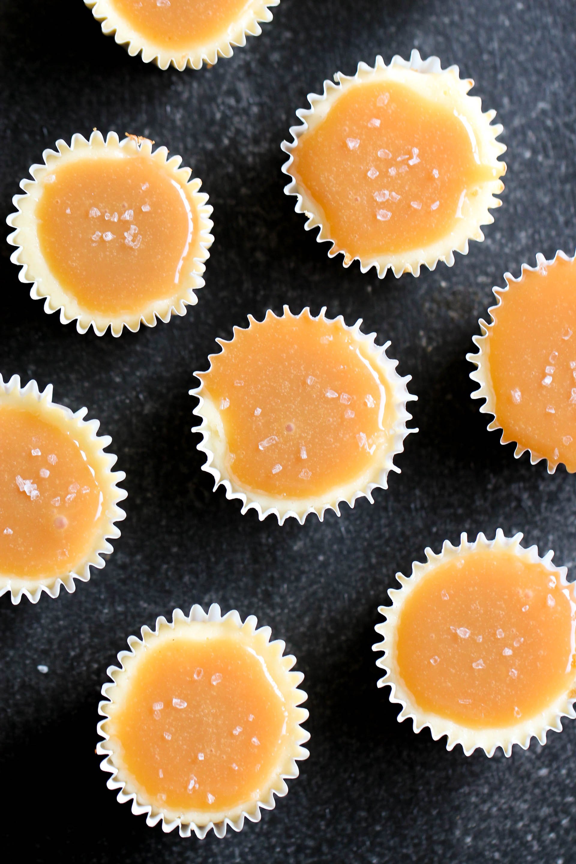 Mini Salted Caramel Cheesecakes Recipe