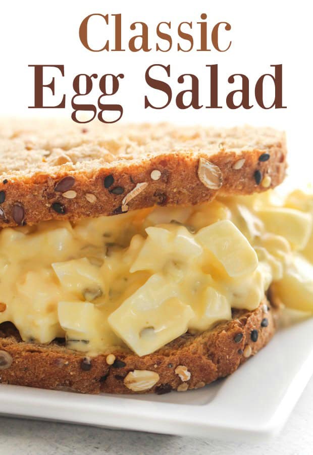 Classic Egg Salad Sandwiches