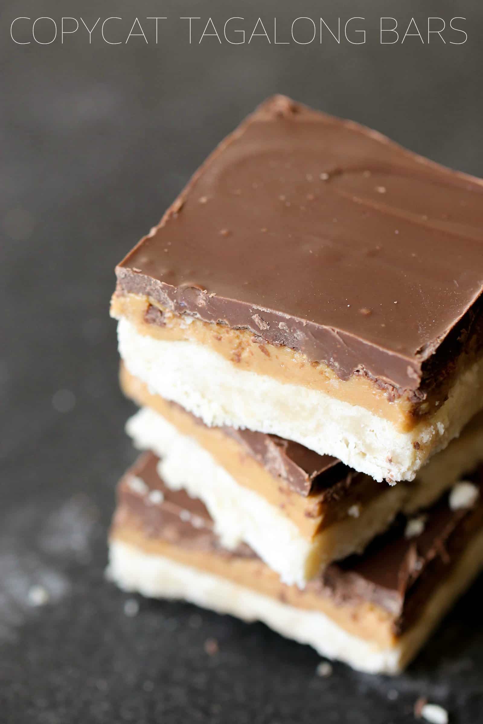 Copycat Tagalong Bars