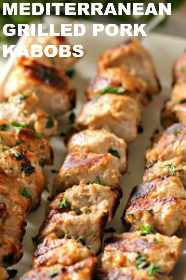 Mediterranean Pork Kabobs