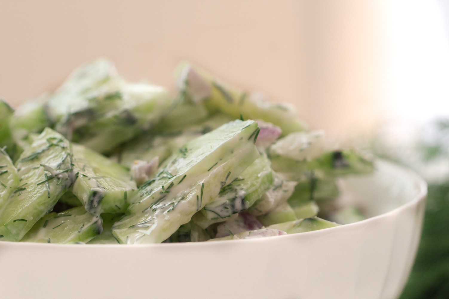 Cucumber Dill Salad Recipe