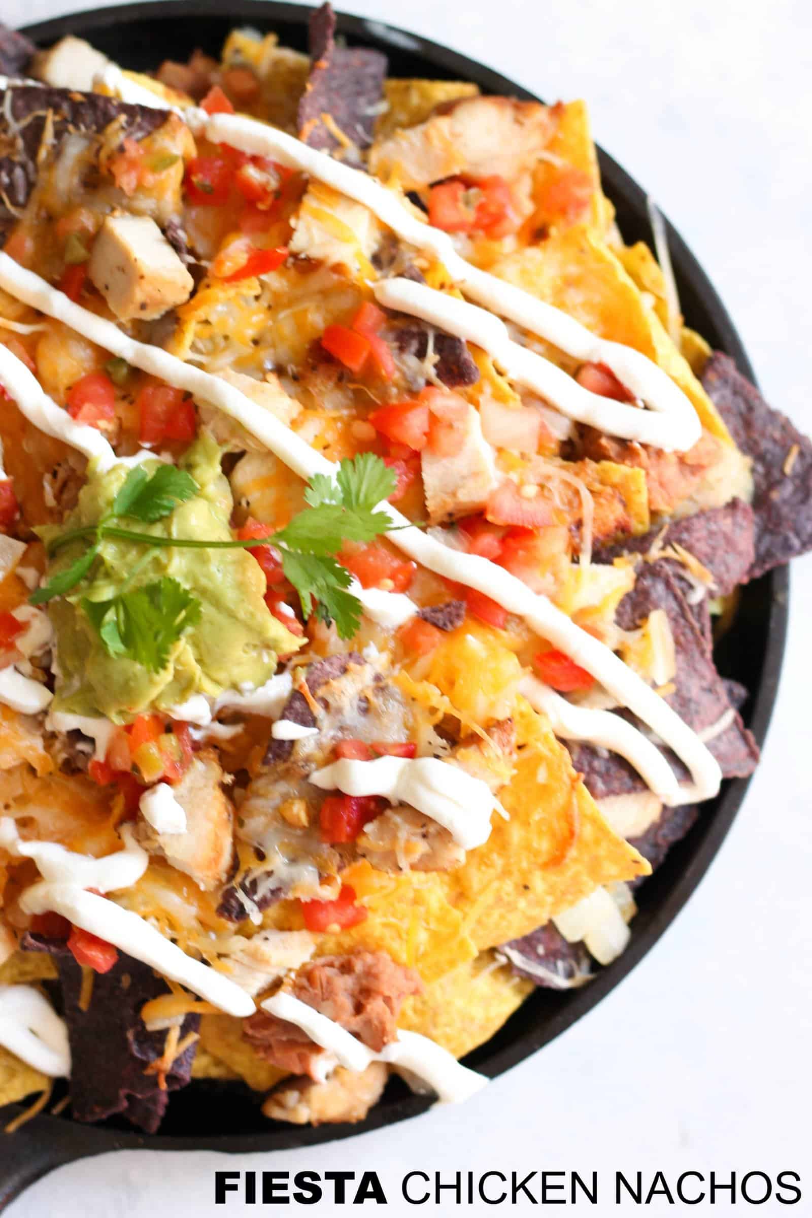 Copycat Fiesta Chicken Nachos