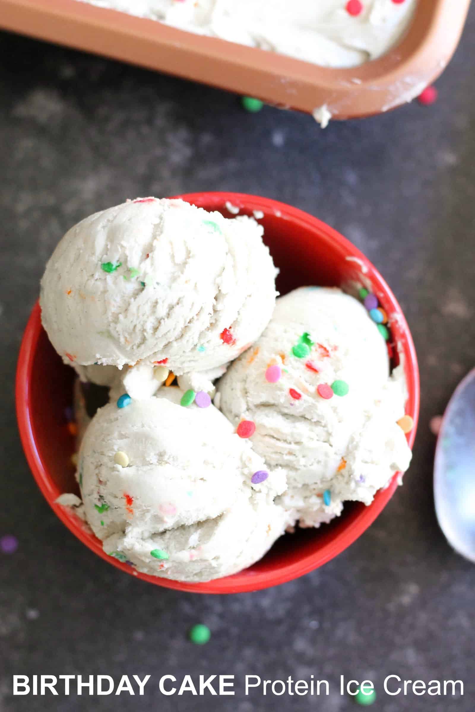 Ninja Creami Protein Ice Cream (Birthday Cake Recipe) - Basics with Bails