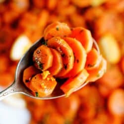 orange glazed carrots