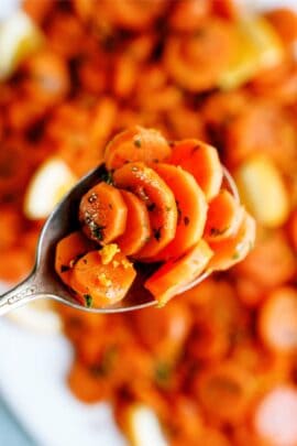 orange glazed carrots