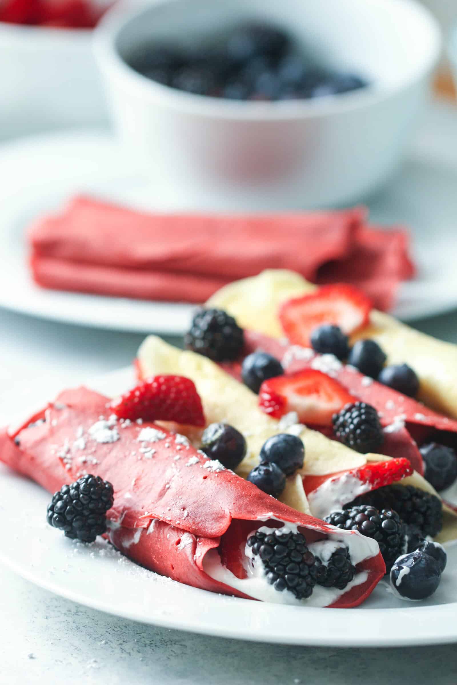 Patriotic Crepes Recipe