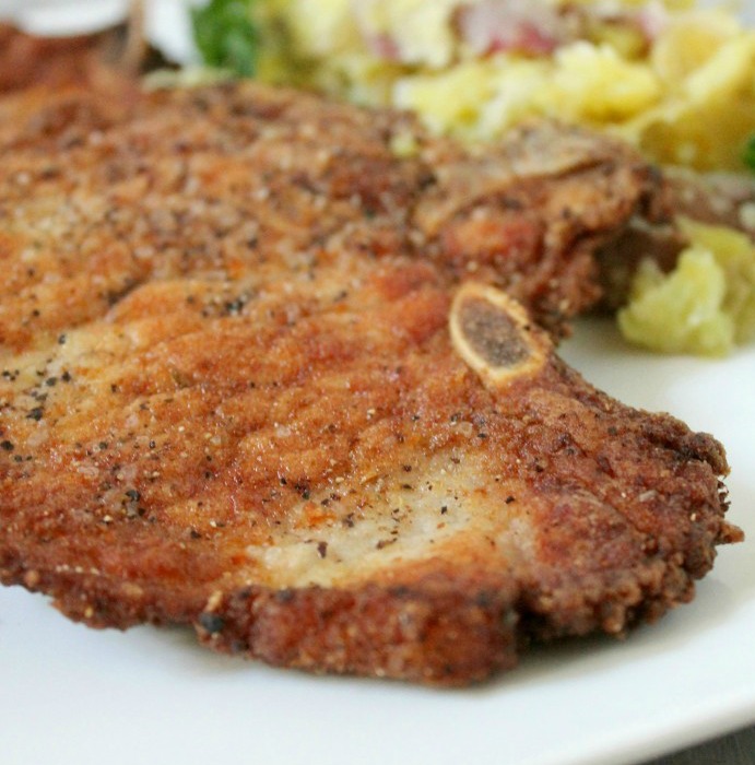 Pork Chop Center Cut Recipe - Easy Pan Seared Pork Chops What S In The Pan - Our healthy baked pork chop recipe features both meat and veggies, all cooked in the same oven.