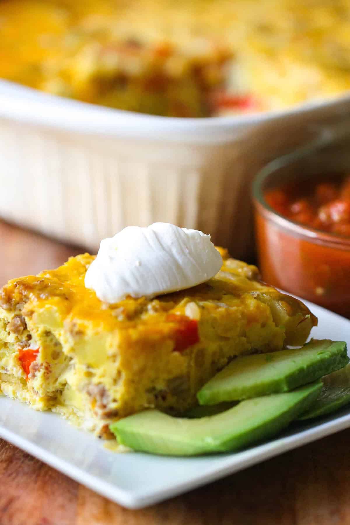 Hash Brown and Egg Breakfast Casserole