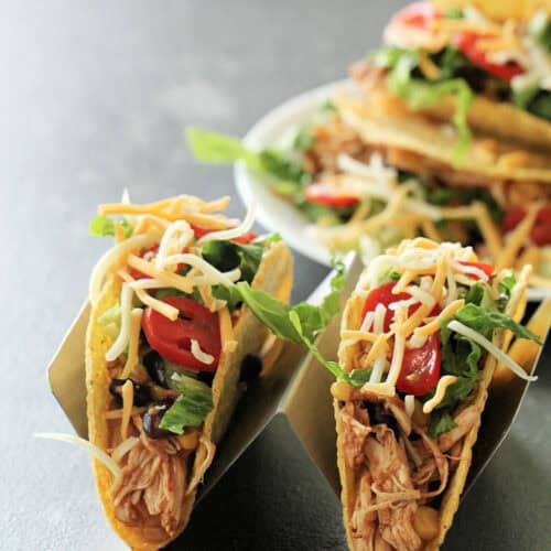 slow cooker black bean and corn salsa chicken
