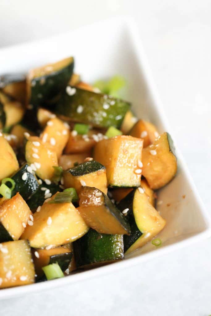 stir-fried zucchini