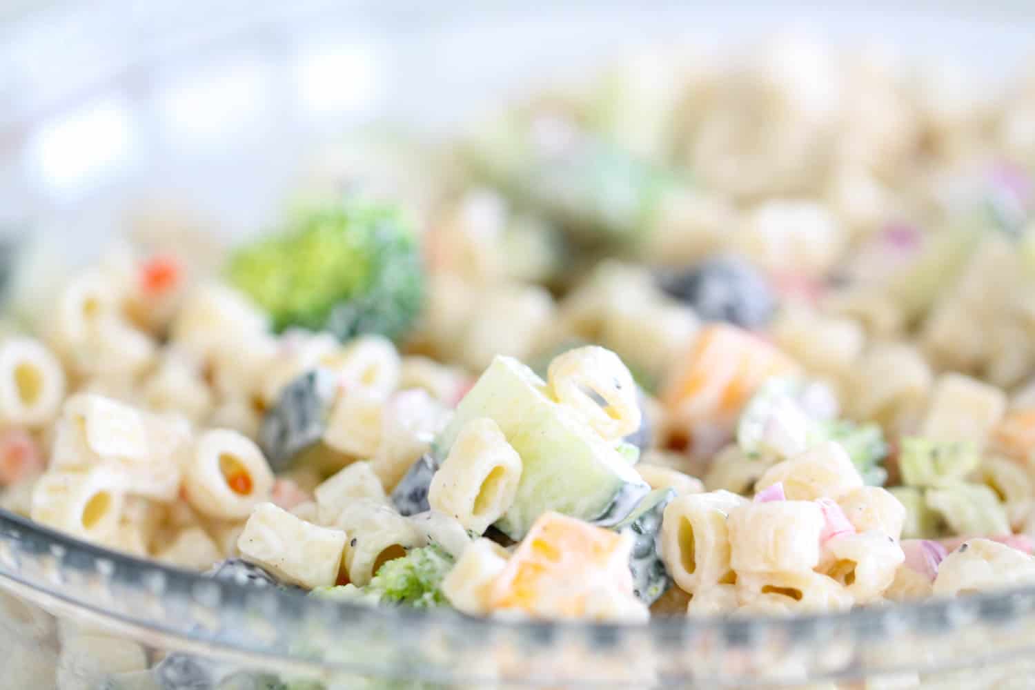 Best creamy pasta salad recipe