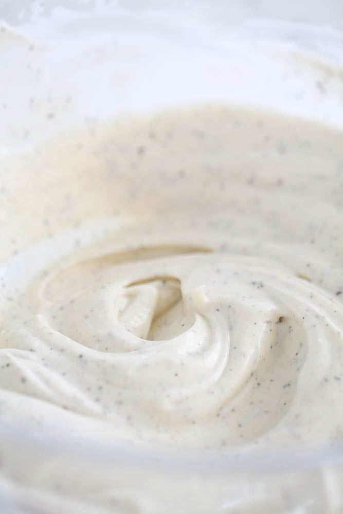 Mayo mixture for creamy pasta salad