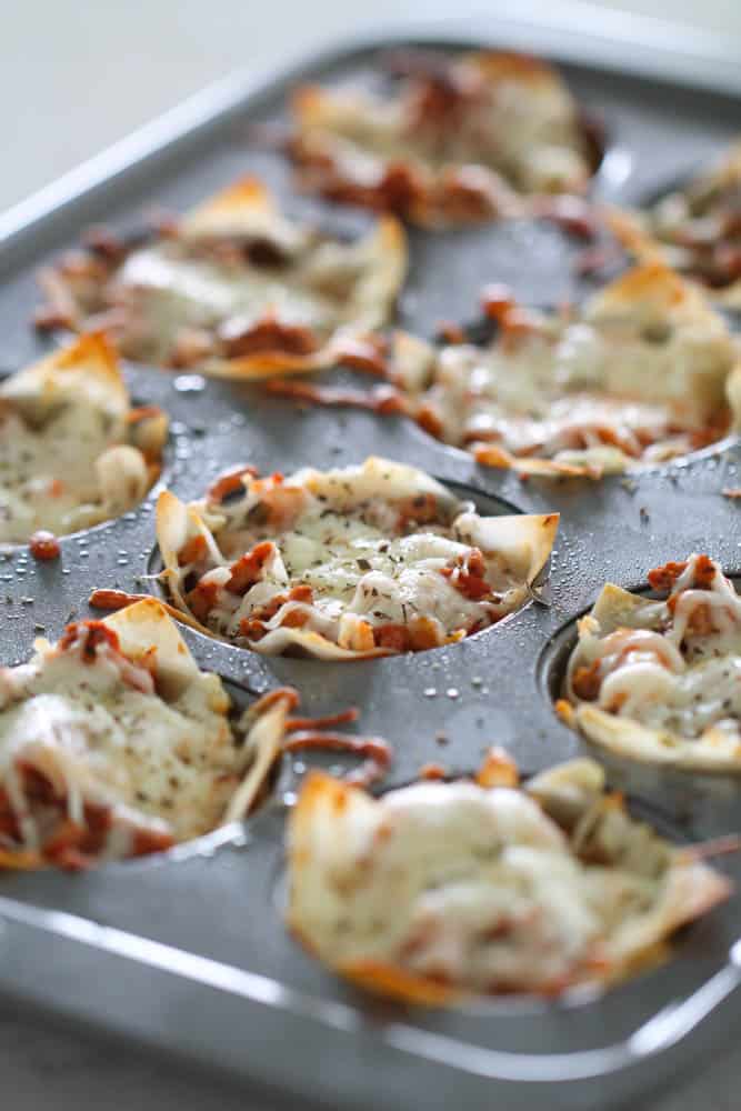 Muffin Tin Mini Lasagnas Recipe