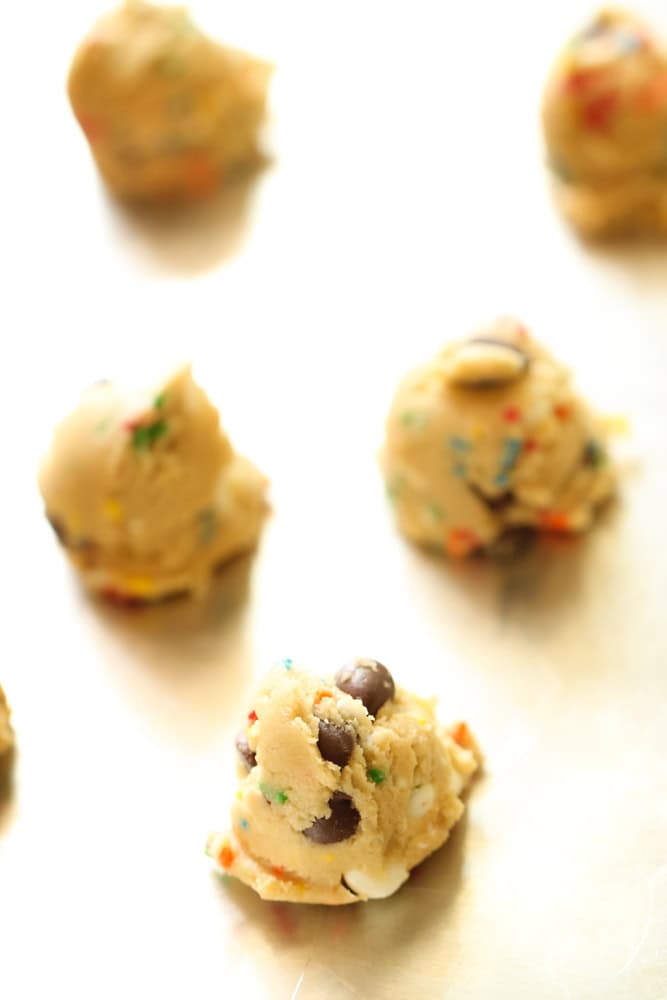 ungreased baking sheet