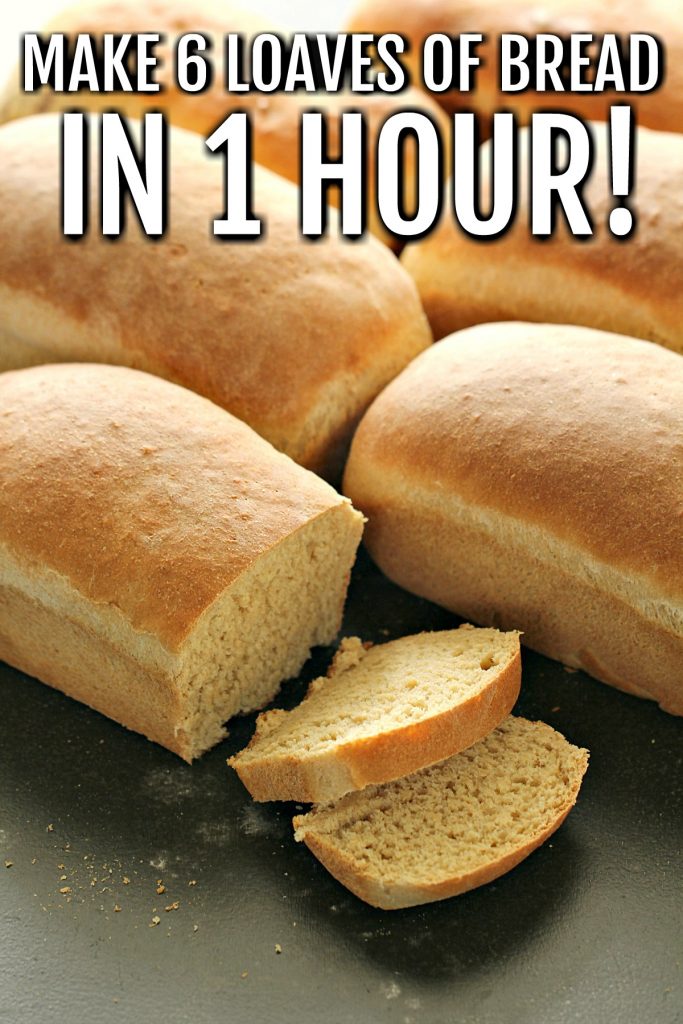 Make 6 Loaves of Bread in 1 Hour!