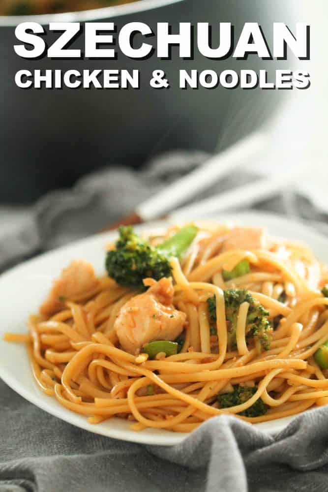 Szechuan Chicken and Noodles