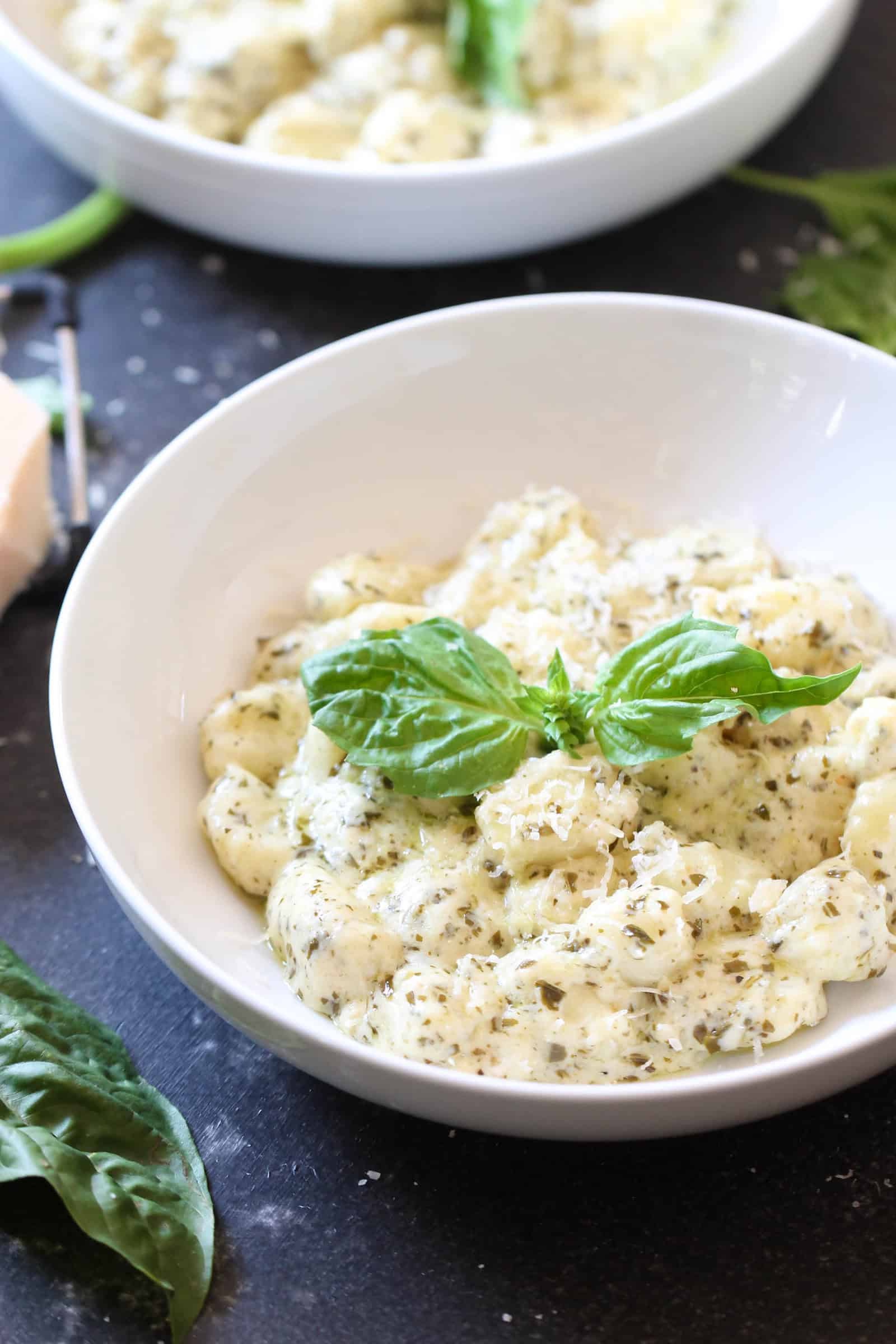 Creamy Pesto Gnocchi