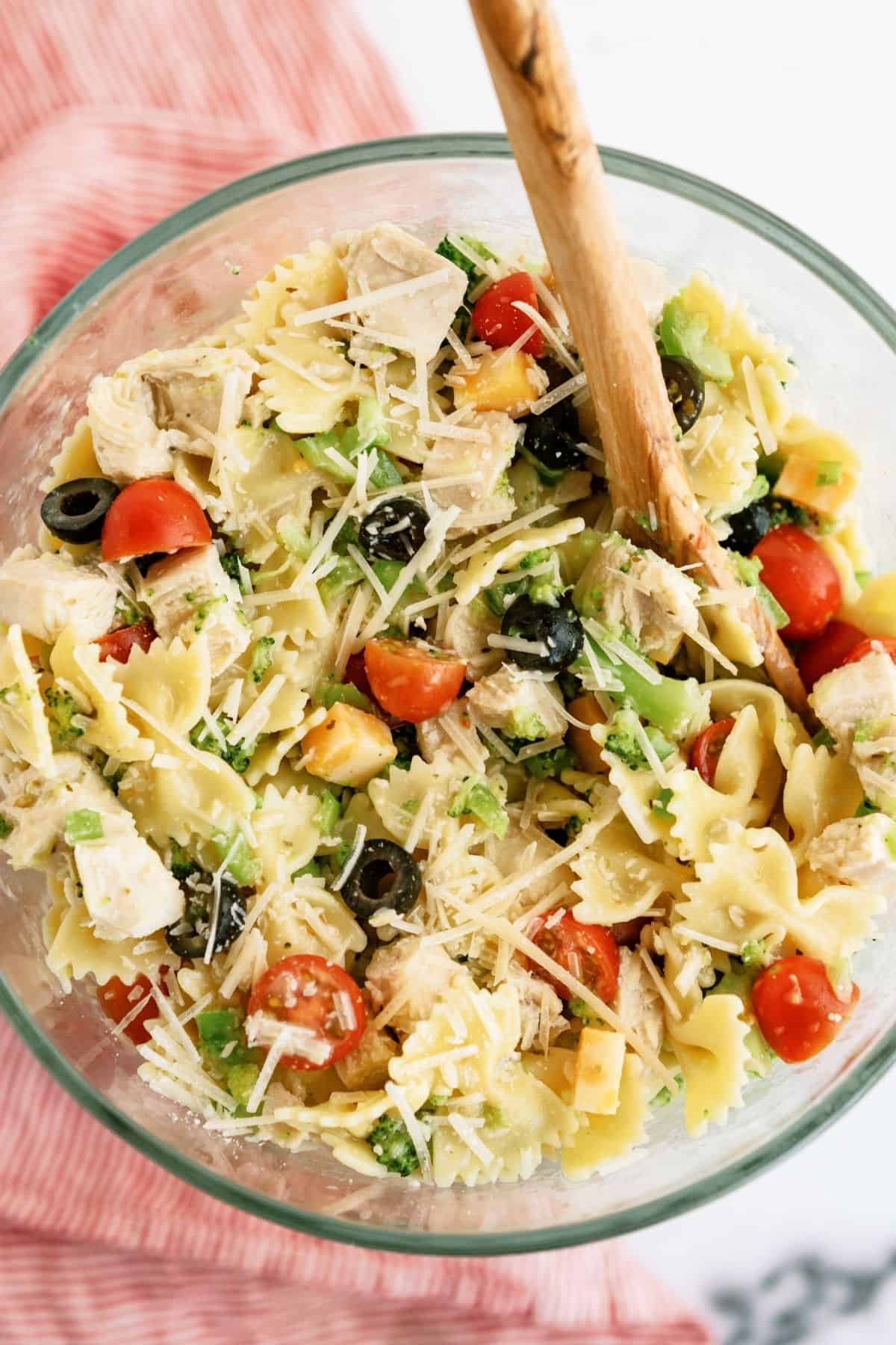 Grilled Chicken Bow Tie Pasta Salad Recipe