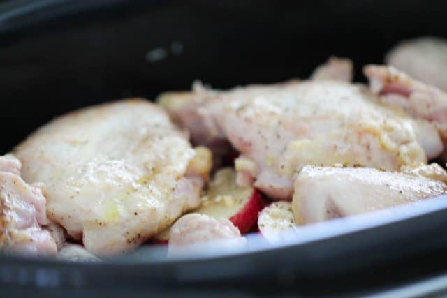 Slow Cooker Chicken & Veggies for Baby + A Blogiversary - Perry's Plate