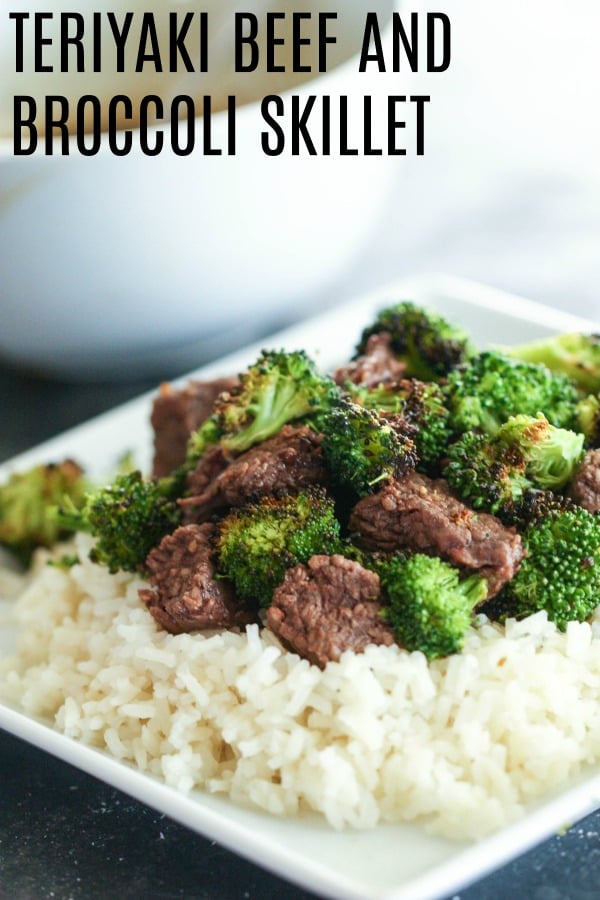 Teriyaki Beef and Broccoli on rice