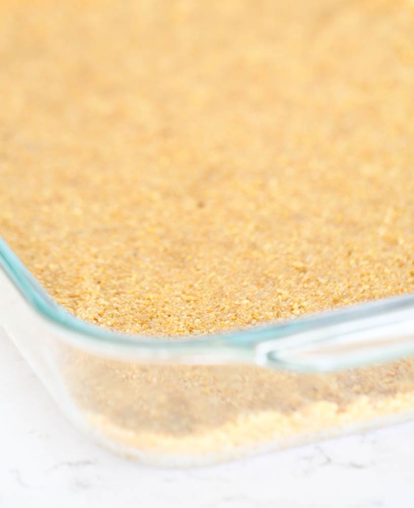 Graham Cracker Crust for Caramel Cheesecake Bars