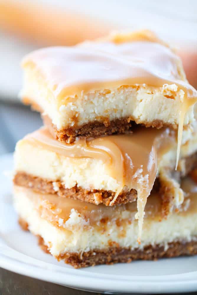 Caramel Cheesecake Bars Recipe