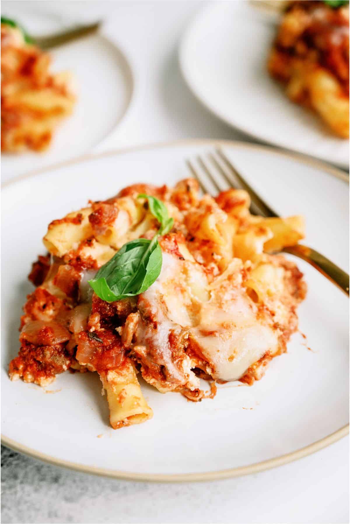 Slow Cooker Baked Ziti Recipe