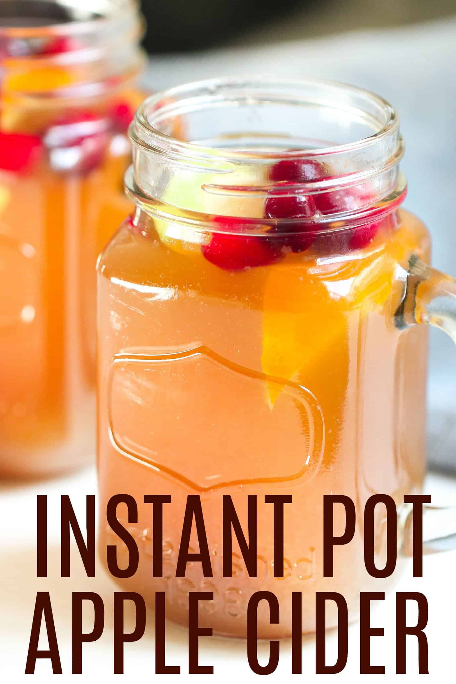 Instant Pot Apple Cider