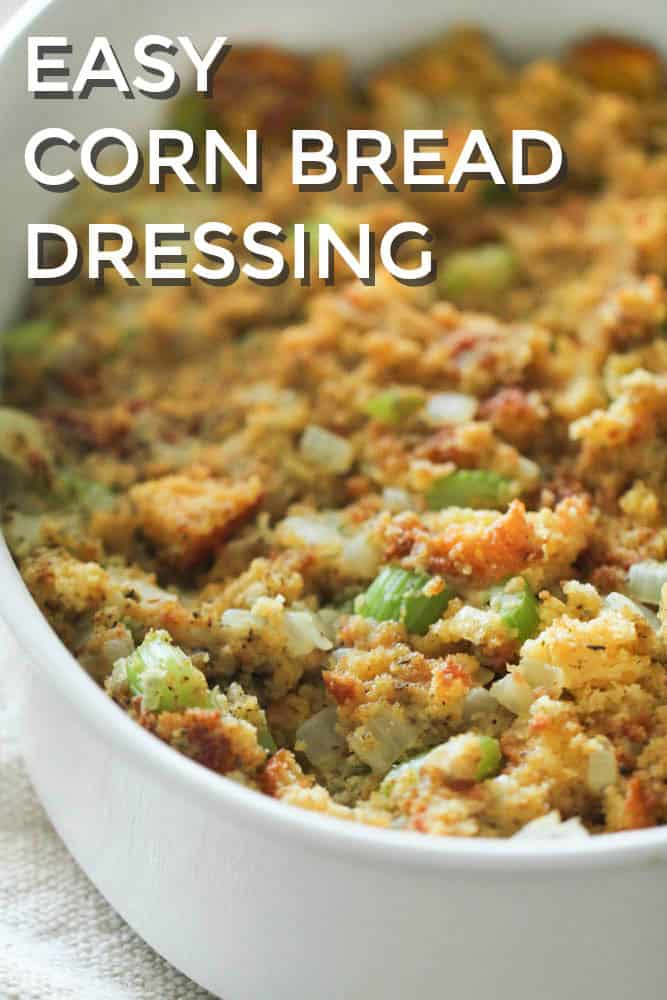 easy recipe for cornbread dressing